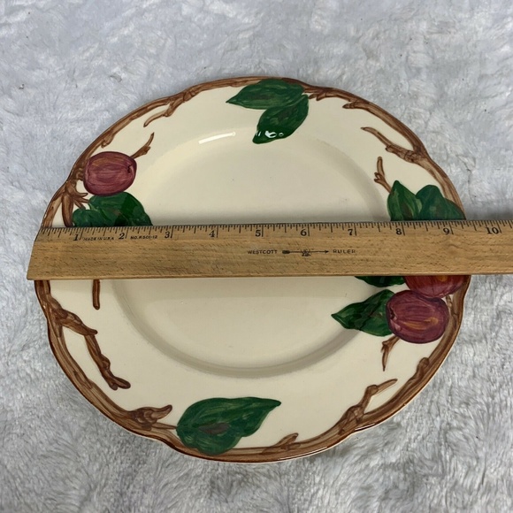 Franciscan Salad Plate Apple Pattern Hand Painted - Picture 7 of 8
